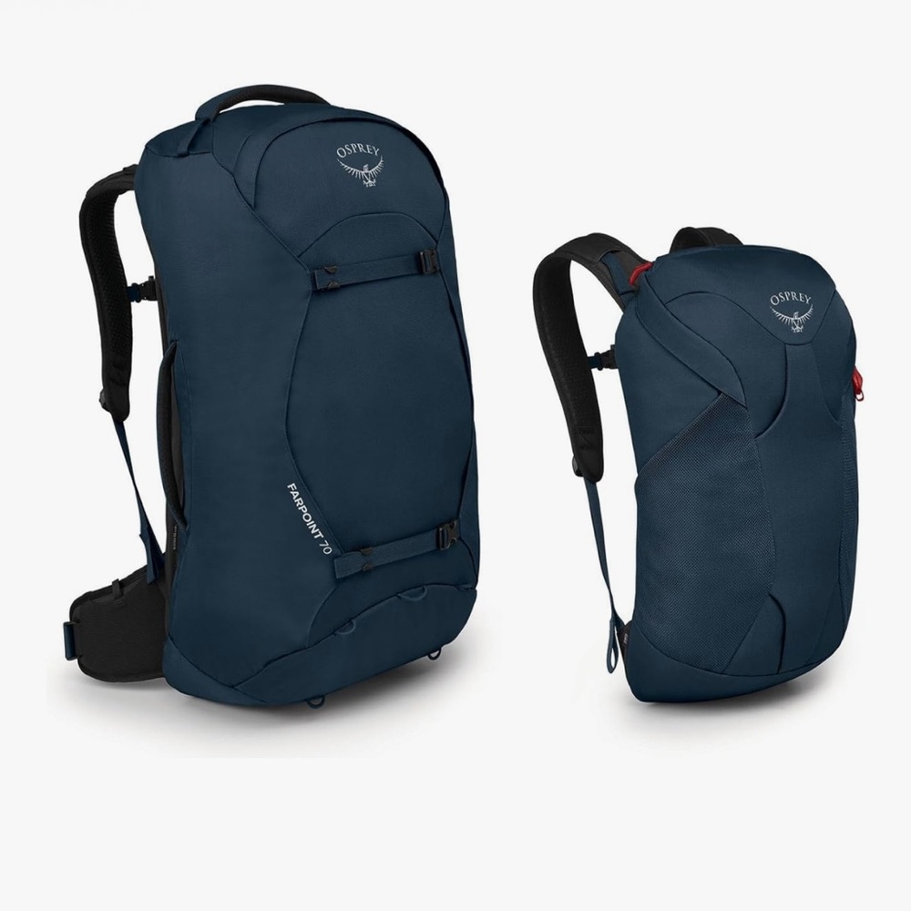 OSPREY Farpoint 70 Men's Backpack - light blue